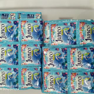 10 gói Nước xả vải Junco đậm đặc (màu xanh dương 21ml)