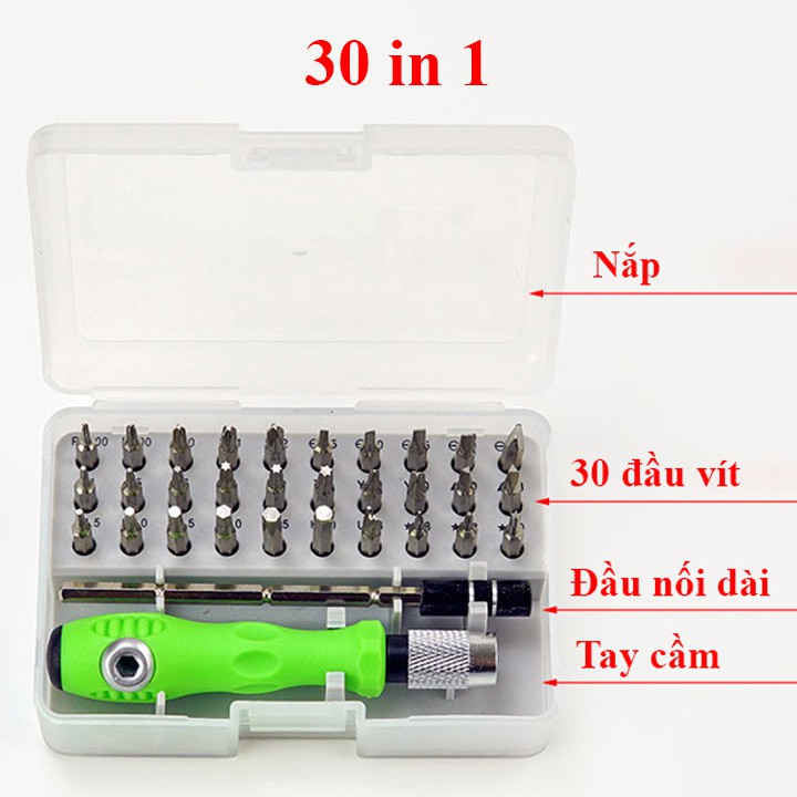 Bộ tô vít đa năng 12 in 1, 30 in 1, 80+ in 1 CK13 CK14 CK15