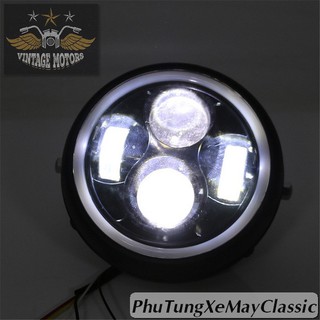 ĐÈN PHA XE MÁY ĐỘ CLASSIC - Đèn Pha kiểu dáng Su GN bi Led