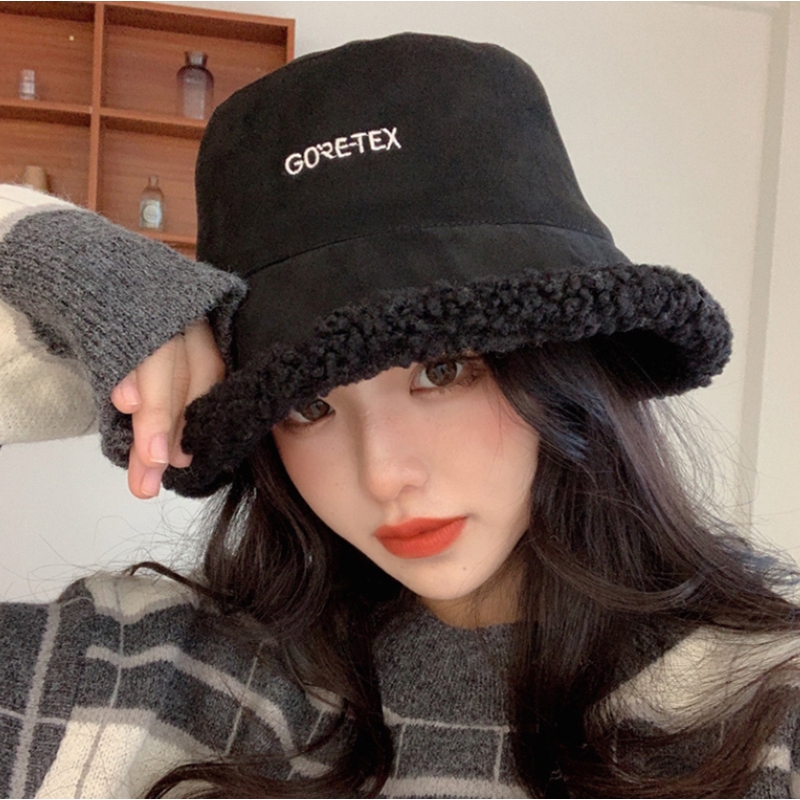 Nón Tai Bèo Giả Lông Cừu Hai Mặt Thời Trang Nhật Hàn Dễ Phối Đồ Cho Nữ