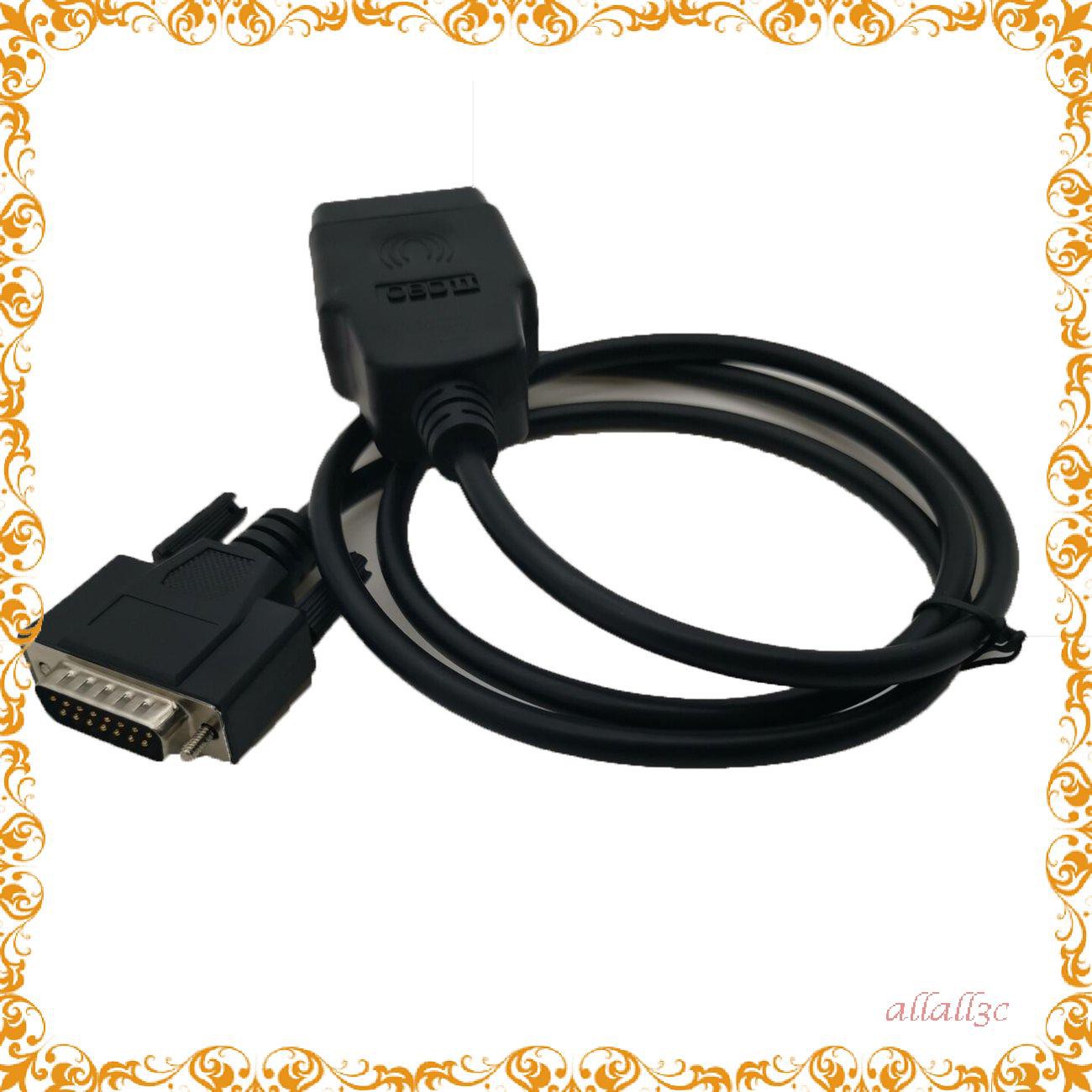 Cáp Chuyển Đổi Obd Ii 16 Pin Male Sang Db 15 Pin Female Cho Xe Hơi