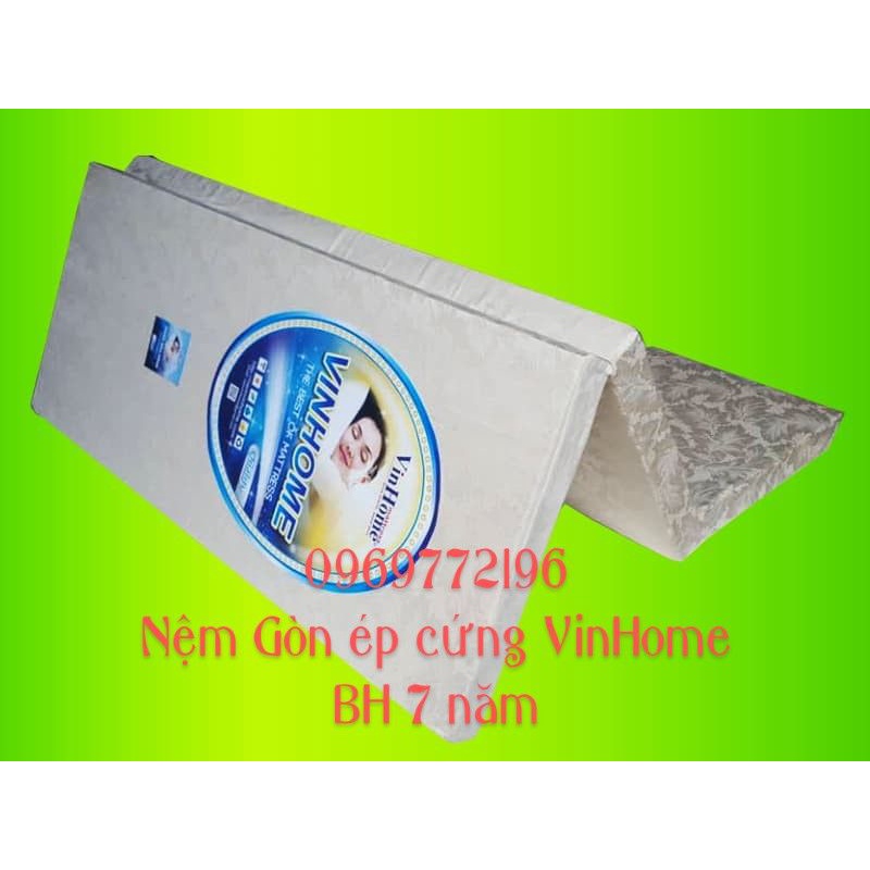 Nệm Gòn Ép cứng Cao cấp VinHome bọc vải gấm đủ size 10 phân Bảo hành 7 năm