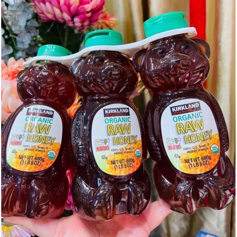 Mật ong nguyên chất Kirkland Organic Honey 680g -Mật Ong Thiên Nhiên - 680g
