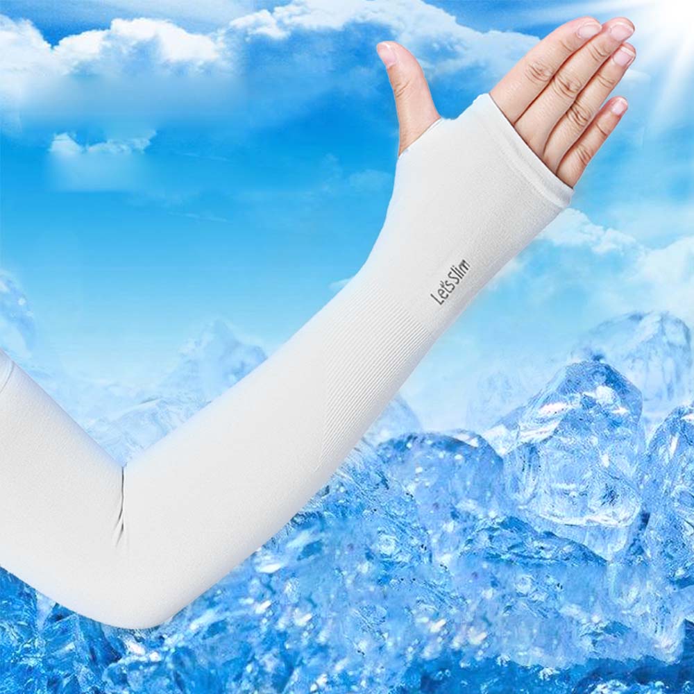 Găng tay chống nắng / tia uv bằng lụa mát phong cách thời trang Hàn Quốc