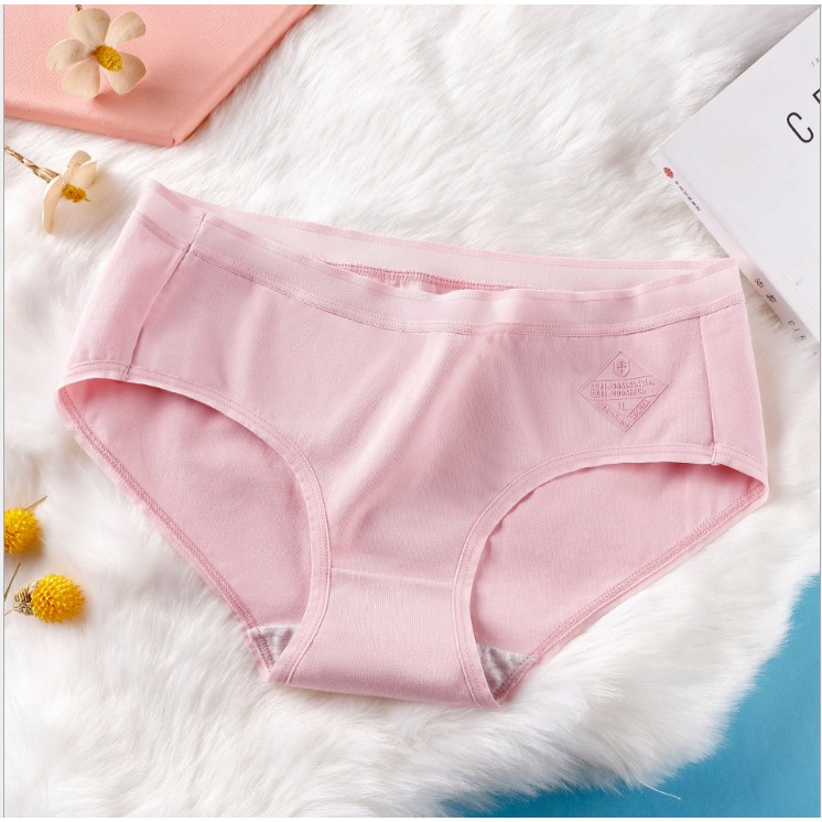 [Mã 12FASHIONSALE1 giảm 10K đơn 50K] Quần lót nữ cotton viền in nổi kháng khuẩn có chọn size chọn màu QL06 | BigBuy360 - bigbuy360.vn