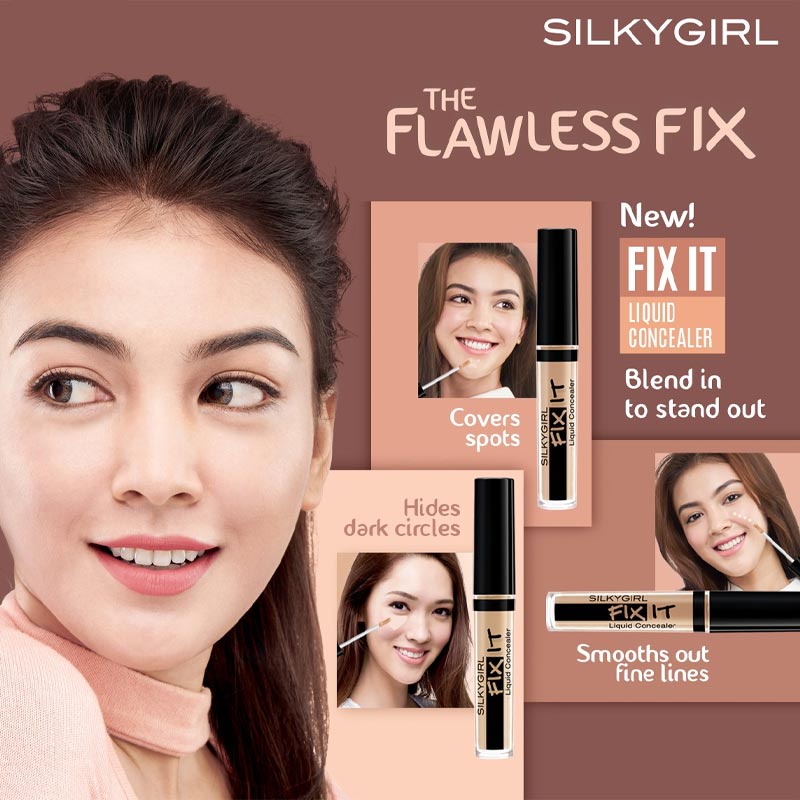 Che Khuyết Điểm Che Phủ Mịn Mượt Silkygirl Fix It Liquid Concealer 2ml