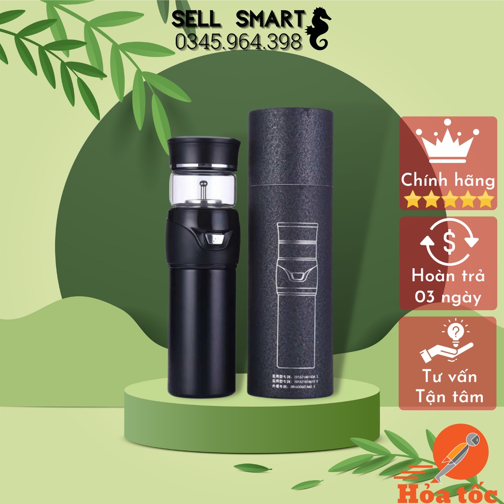 Bình Pha Trà Kiêm Bình Giữ Nhiệt Đa Năng Inox 304 thương hiệu Edish của Đức cao cấp (450ml)