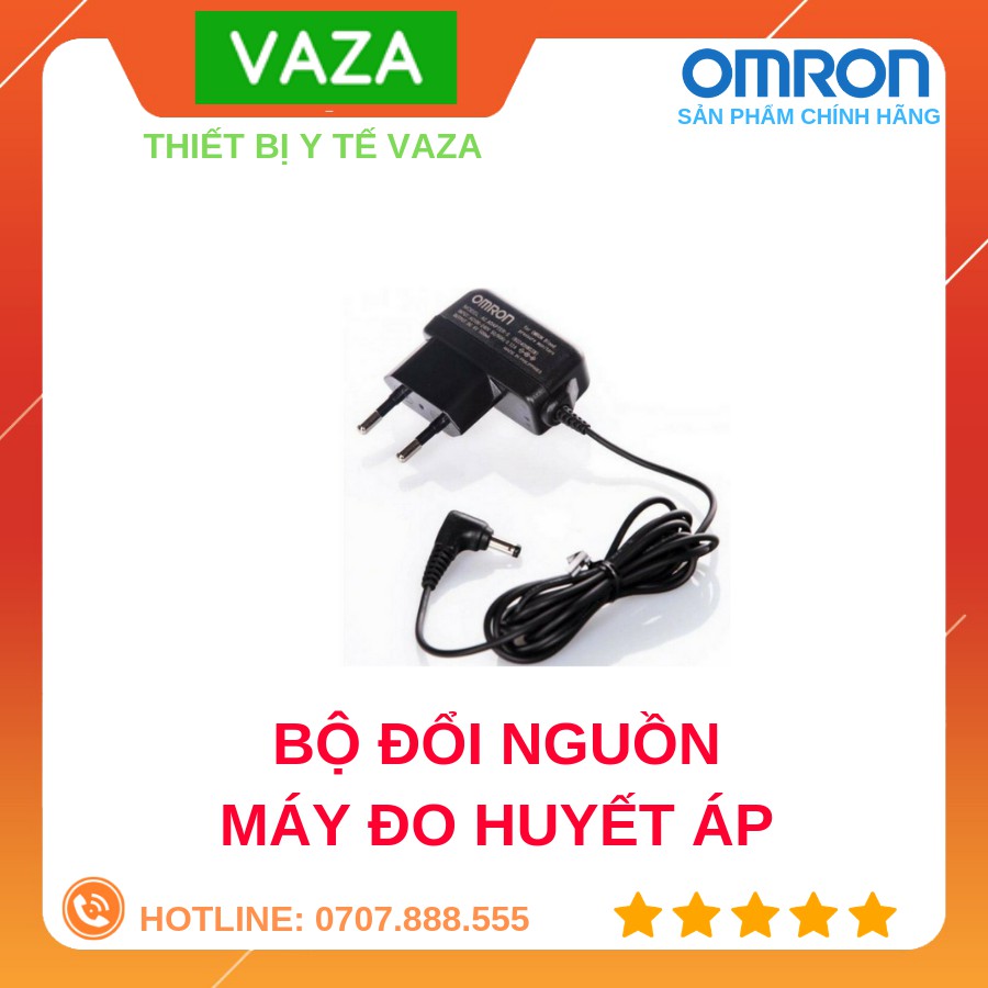 BỘ ĐỔI NGUỒN DÙNG CHO MÁY ĐO HUYẾT ÁP OMRON CHÍNH HÃNG BH 6 THÁNG