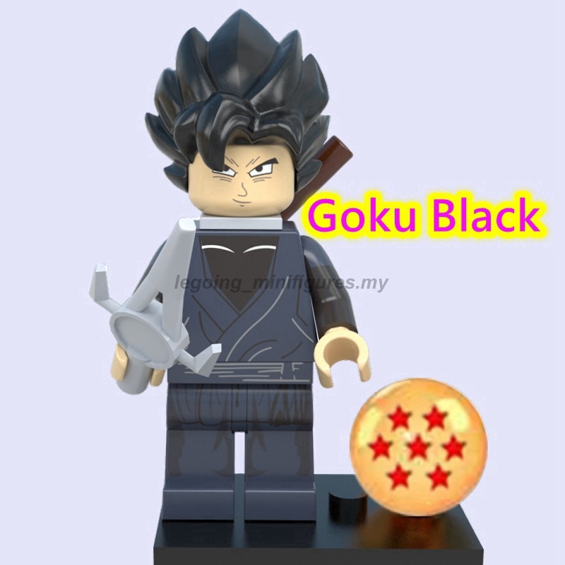 Khối lego lắp ráp hình nhân vật Son Goku Vegeta Majin Buu Cell trong phim hoạt hình Dragon Ball