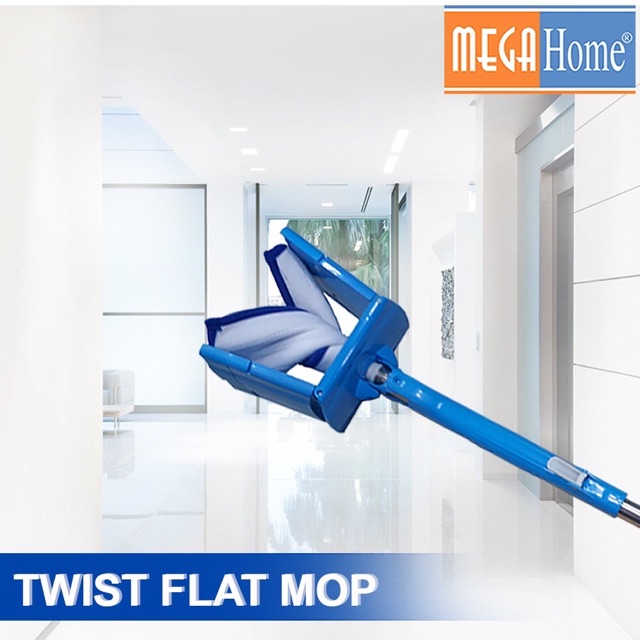 Cây lâu nhà thông minh tWist Flat mop siêu bền