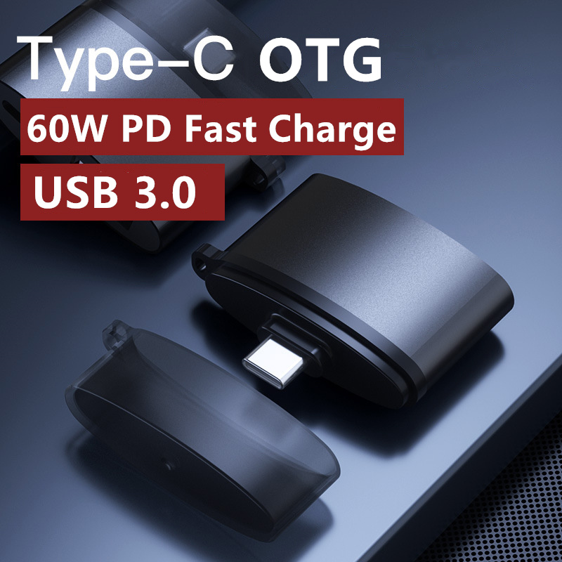 Đầu Chuyển Đổi Usb-C Sang Usb 3.0 Pd 60w Cho Android / Mac