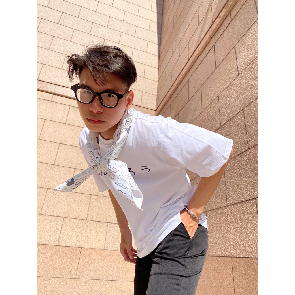[ FREESHIP ] ÁO THUN UNISEX  &quot; GANBAROU TEE &quot; FORM OVERSIZE 100% COTTON SIÊU DÀY MỊN - LiamStudio