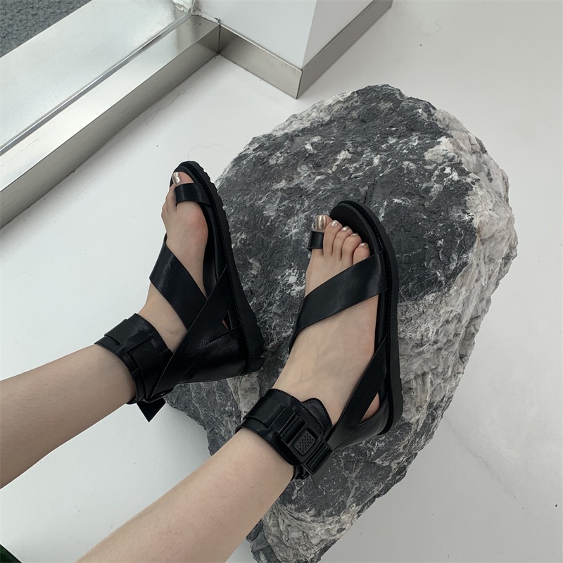 Giày sandal chiến binh xỏ ngón dây chéo khóa cổ chân chính hãng KAILI FULLBOX cao cấp N25