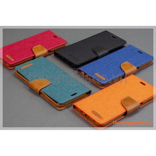 Bao da thời trang Samsung Galaxy S8+/ G955 (Hiệu GOOSPERY, CANVAS DIARY)