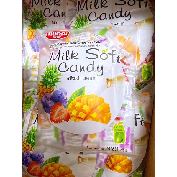 Kẹo Dẻo Trái Cây Milk Soft Candy Thái Lan 320g