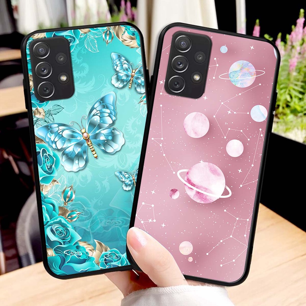 Ốp lưng Samsung A72 in hình hoa xinh xắn, hiện đại , thời trang ,phong cách
