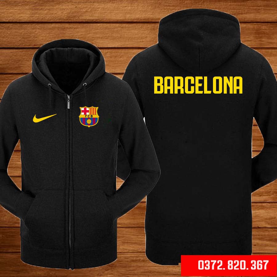 Áo khoác nỉ CLB bộ Barcelona