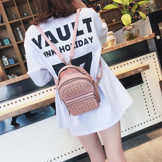 Balo nữ mini da đính sao cá tính - M634