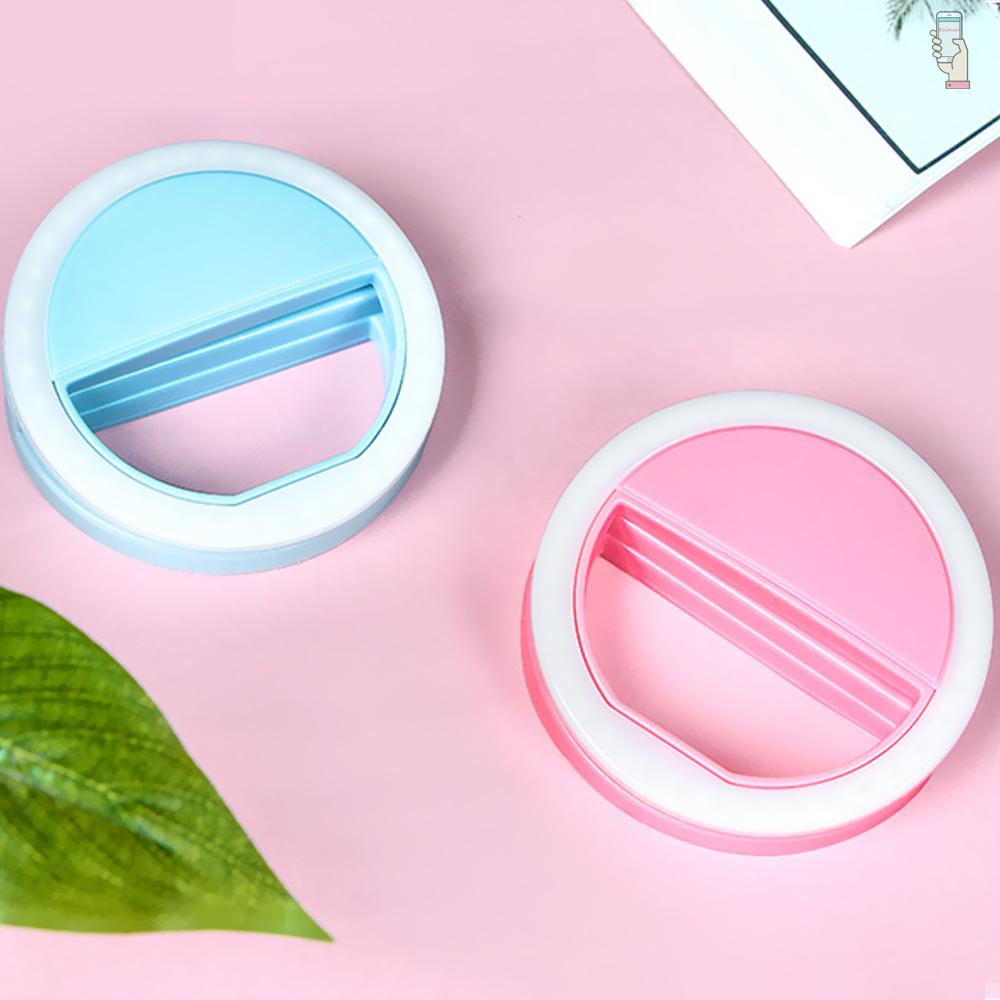 Đèn Led Tròn Kẹp Điện Thoại Hỗ Trợ Chụp Ảnh Selfie | BigBuy360 - bigbuy360.vn