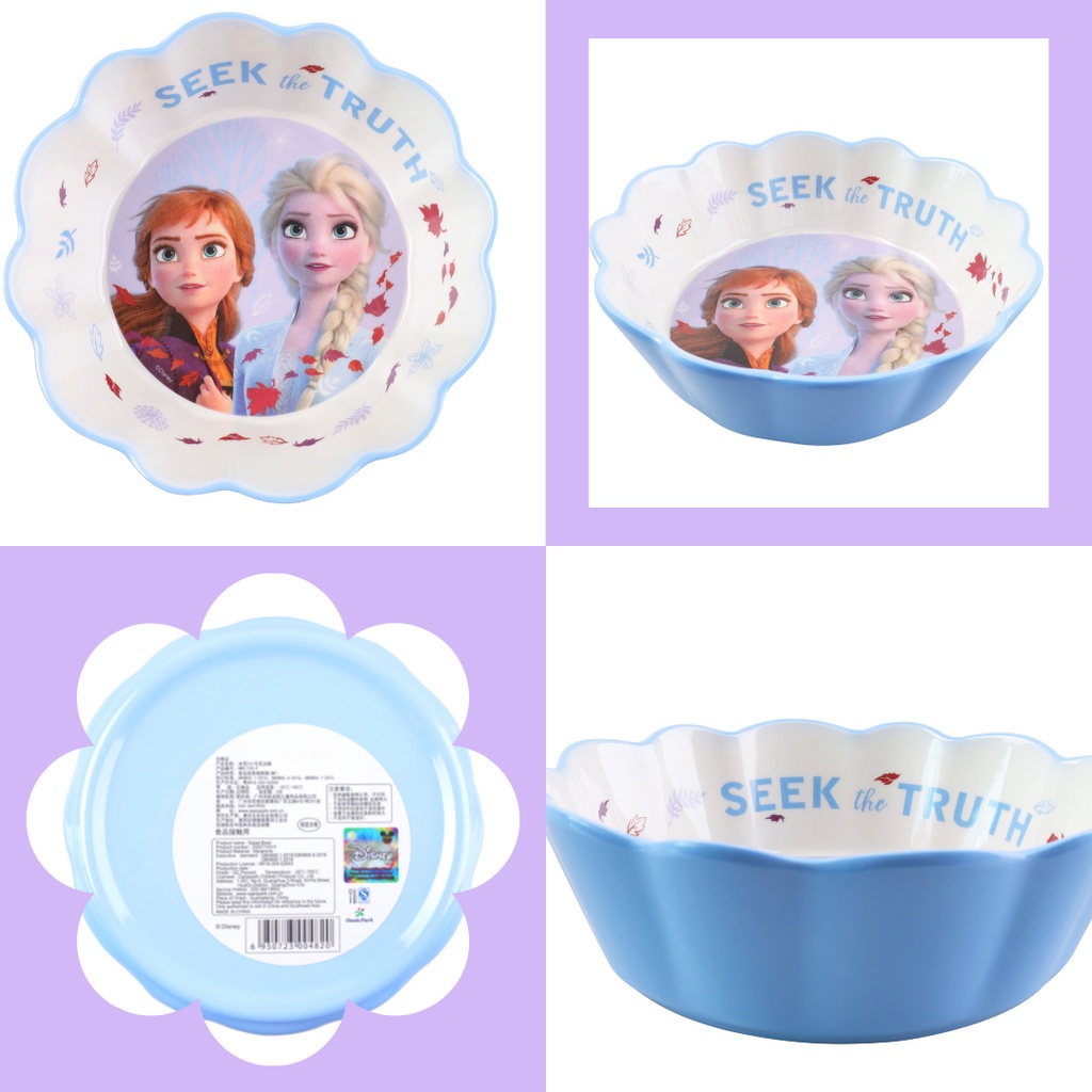 Tô Chén Ăn Dặm Cho Bé Disney Mickey Elsa (Chất liệu Melamine)