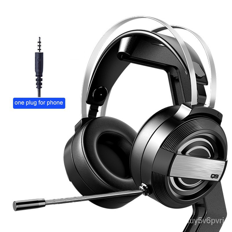 Tại ChỗTai Nghe Chụp tai Chơi Game Có Mic Dành Cho Điện Thoại Di Động có dây LED Gameming / Pc / Ps4 Gaming Headphone He