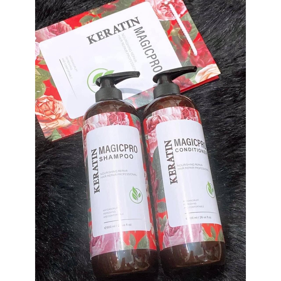 Cặp dầu gội xả Magic Pro siêu phục hồi, chăm sóc tóc hư tổn - myphamvananh