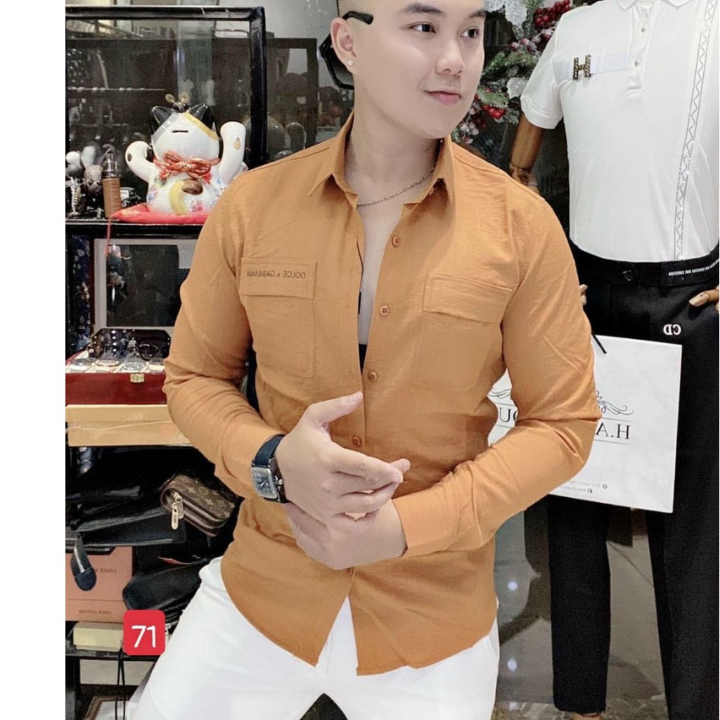 9 mẫu áo sơ mi nam VẢI ĐŨI THÊU cao cấp hàng chuẩn shop VNXK bao đẹp Y HÌNH chất lượng cực kỳ thời trang năm 2021. | BigBuy360 - bigbuy360.vn