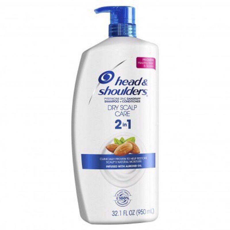 Dầu gội xả Head &amp; Shoulders 2in1 Complete Scalp Care 1.18L của Mỹ