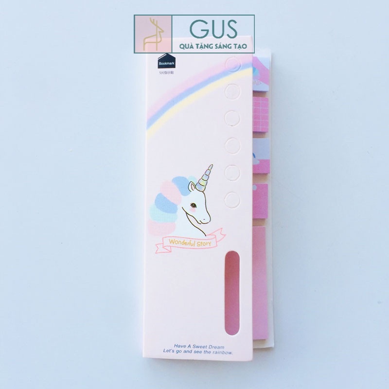 Note nhiều tập Unicorn GusShop