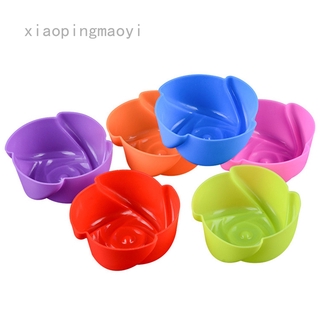 Bộ 10 khuôn silicone 5cm làm bánh hình hoa hồng