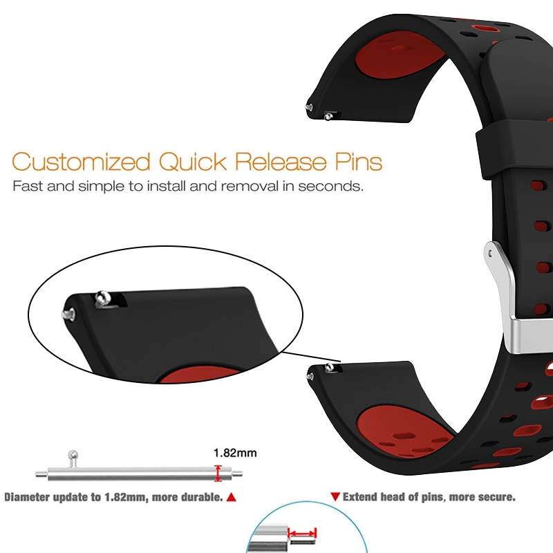 Dây Đeo Thay Thế Bằng Silicon Nhiều Màu Sắc Cho Realme Watch S & Realme S Pro