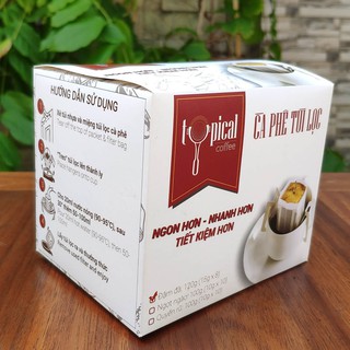 Cà Phê Túi Lọc vị đậm đà 100% Robusta - Typical Coffee