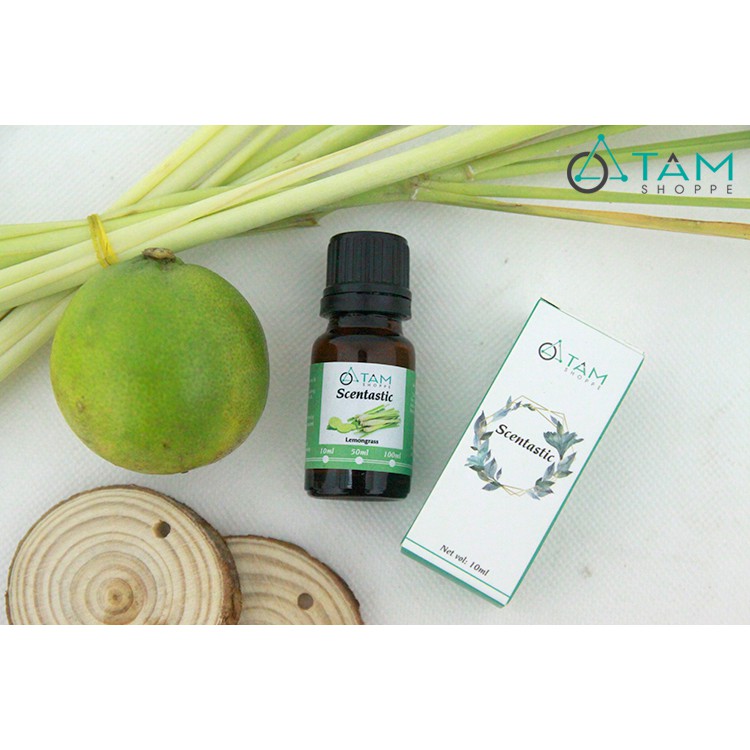 [TD ORGANIC] Tinh dầu sả chanh nguyên chất 100% SCENTASTIC chai 10ml