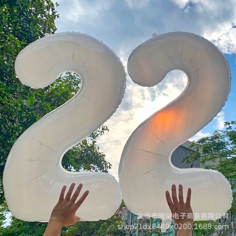 Bong Bóng Hình Số 130cm 40 Inch Trang Trí Tiệc Sinh Nhật