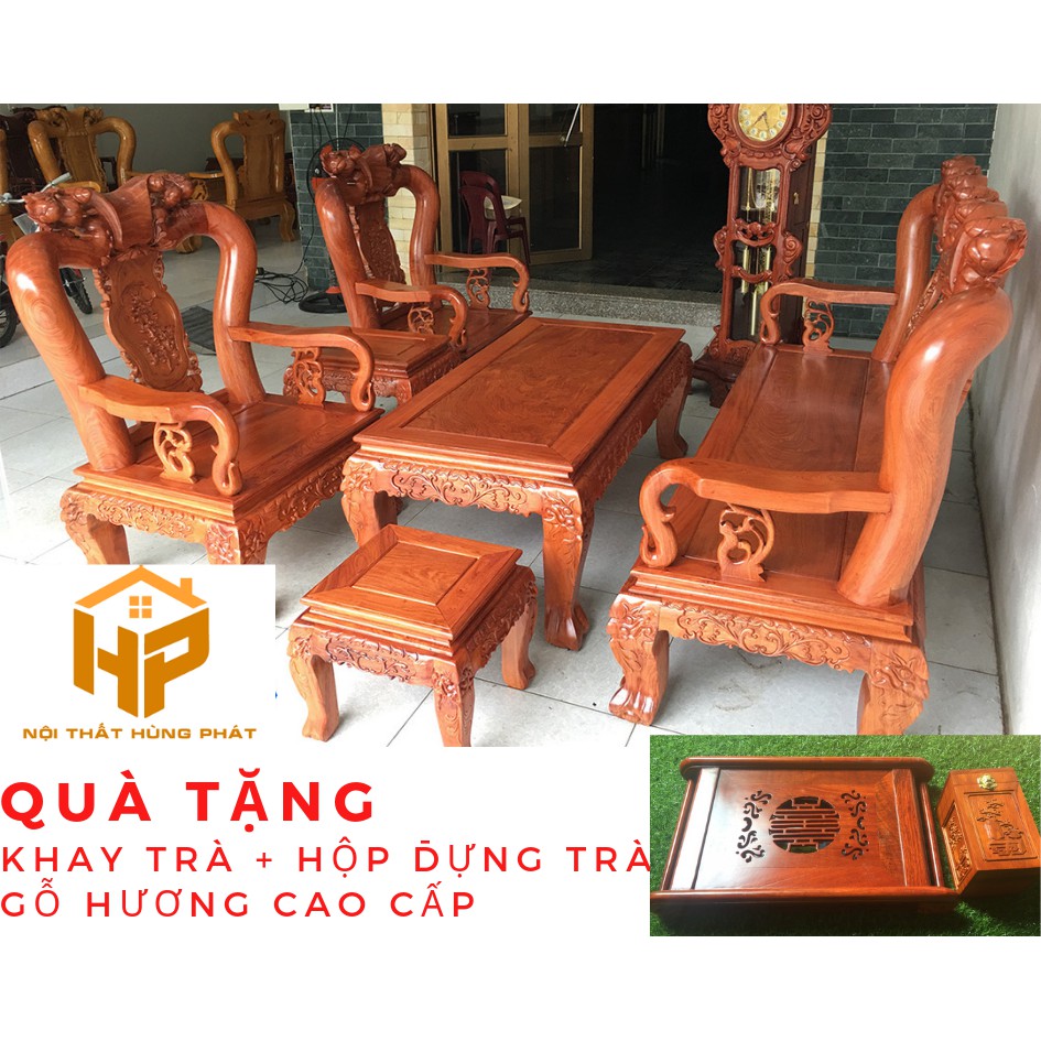 Bộ bàn ghế minh quốc Đào gỗ hương đá