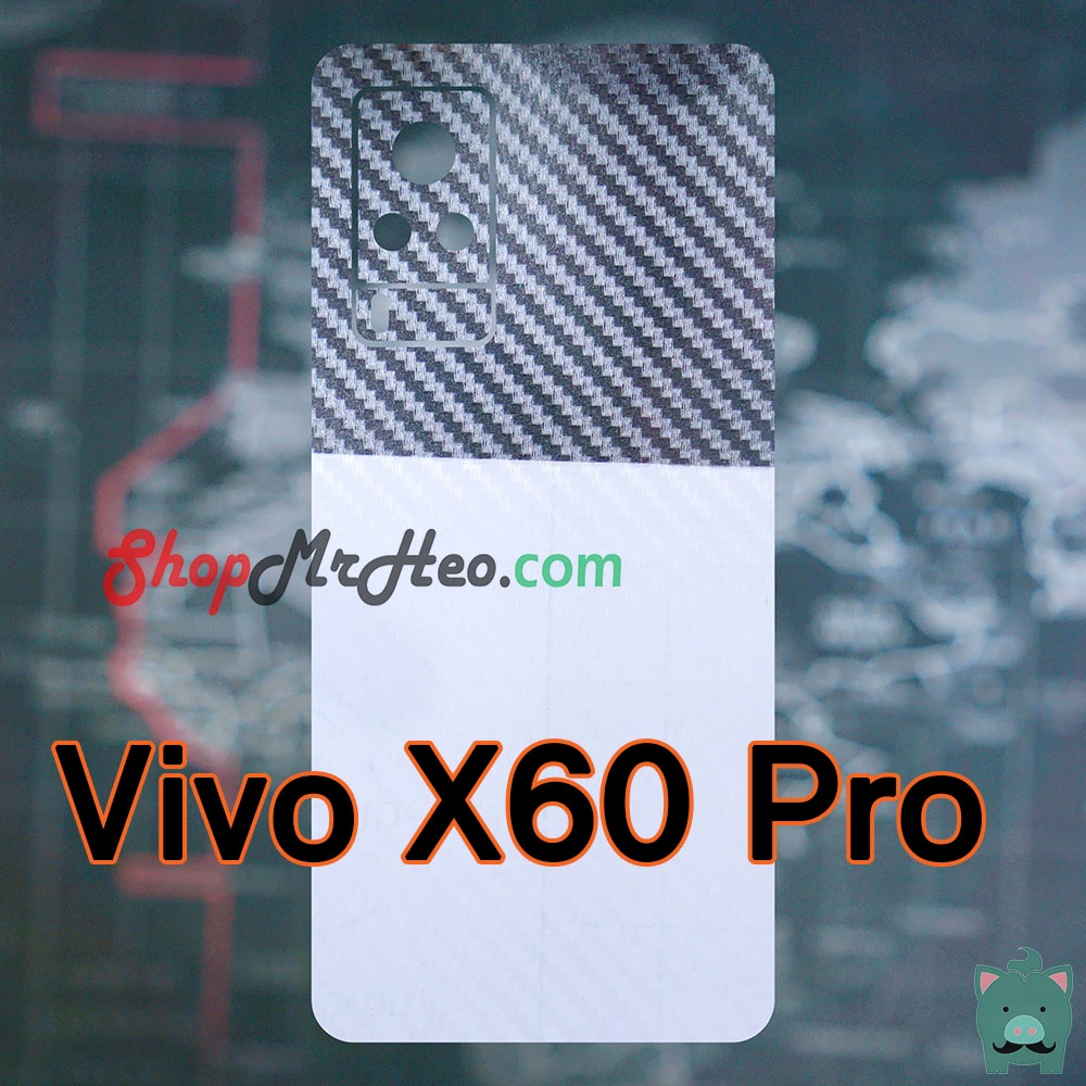 Skin Dán Mặt Sau Lưng Vân 3D Vivo X70 Pro Plus - X70 Pro - X60 Pro - X50 Pro