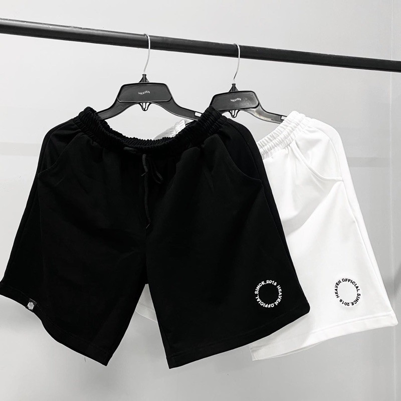 Quần short Heaven 2 ( trắng và đen )
