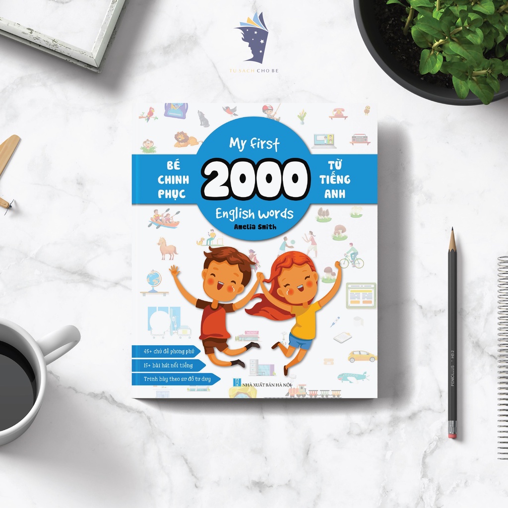 Sách - Bé Chinh Phục 2000 Từ Vựng Tiếng Anh - My First 2000 English Words