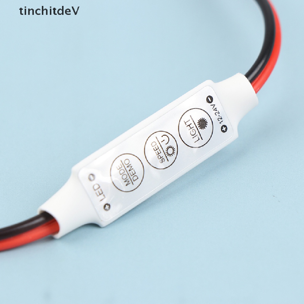 Bộ Điều Khiển Độ Sáng Đèn LED Mini 3 Nút 12V-24V