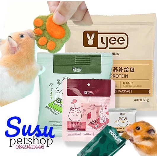 Tổng hợp YEE Súp và thực phẩm ngon cho hamster,sóc,nhím,dumbo,rat