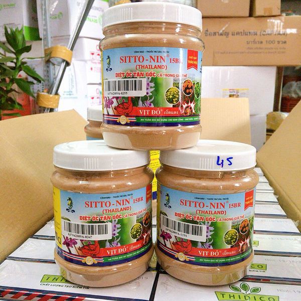 Thảo mộc diệt ốc tận cả trong giá thể SITTO - NIN hũ 500gr