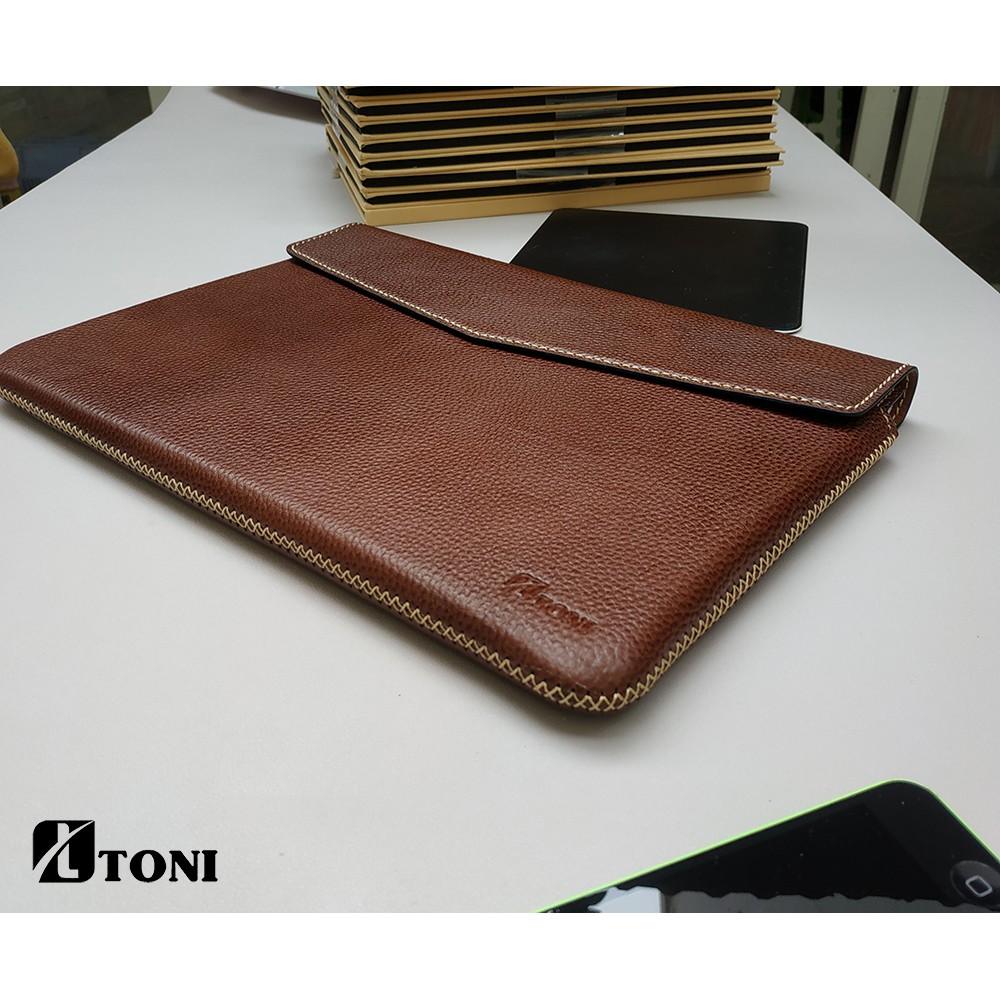 Bao da thật cho Macbook 15 inch handmade TONI