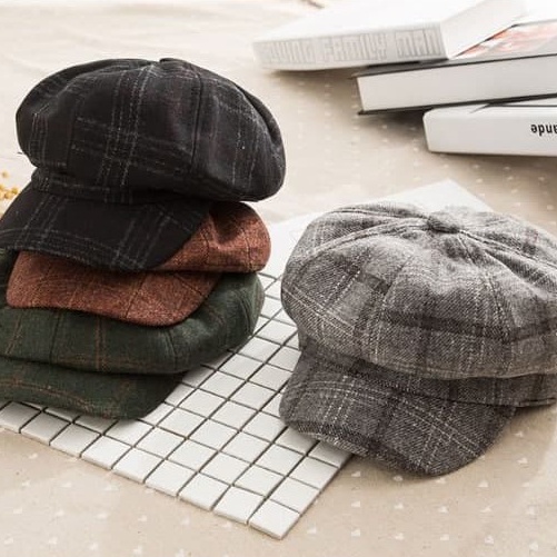 Mũ Nồi Beret Style Hàn Quốc Trơn Phối Đồ Xinh Hè Năng Động Key4 Lab