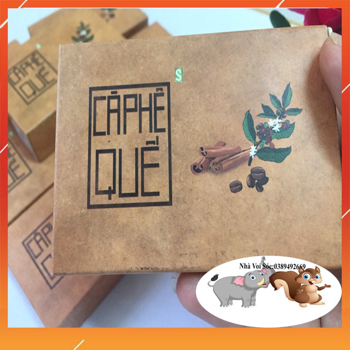 [Chính hãng] Xà Phòng Xà Bông Hương Cafe Quế Tẩy Da Chết, Làm Sạch Da, Sát Khuẩn, Giữ Ấm Cơ Thể Phòng Cảm Cúm (100gr)