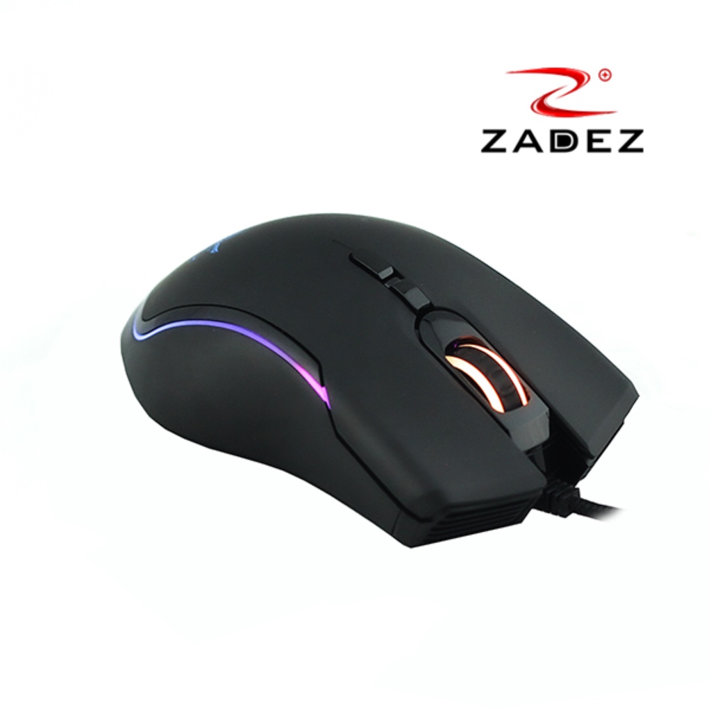 Chuột Gaming ZADEZ G156M 7200DPI, 4 Mức DPI, 7 Phím Chức Năng, Đèn LED RGB - Hàng Chính Hãng