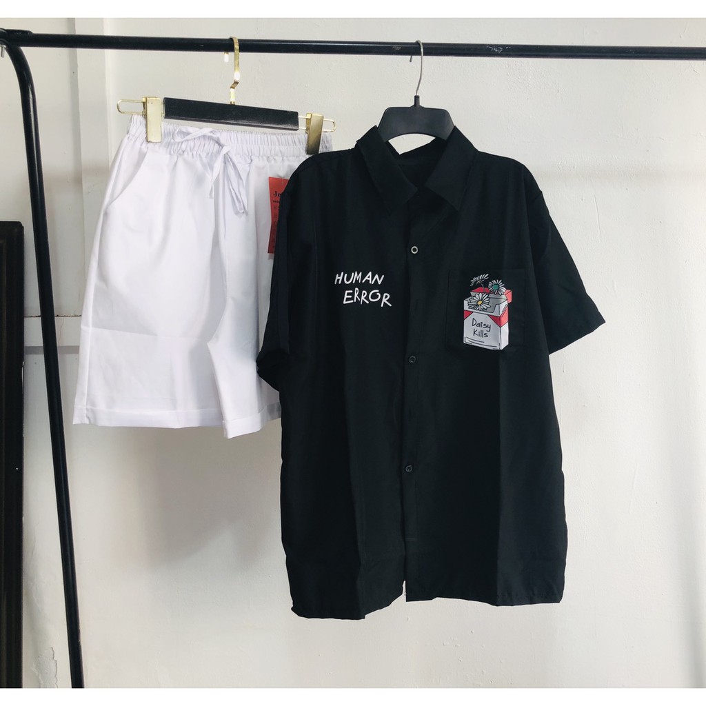 Áo Sơ Mi họa tiết hot trend (hình thật)