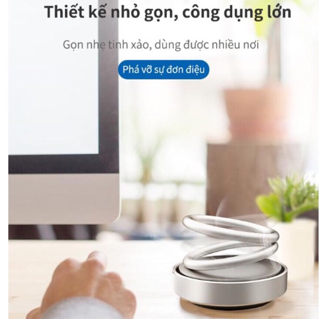 Sáp thơm ô tô vòng quay vô cực khuếch tán mùi thơm cực chất