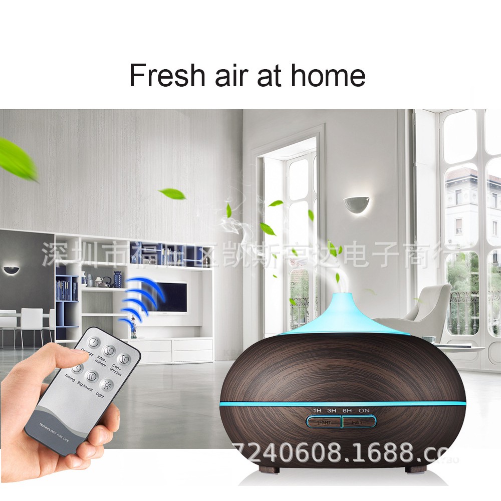 Máy xông tinh dầu aroma 550ml- kèm remote