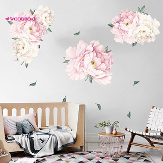 Giấy Dán Tường Tự Dính Hình Hoa Mẫu Đơn