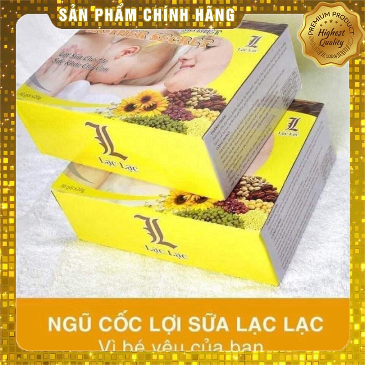 Ngũ cốc lợi sữa đặc biệt Lạc Lạc (30 gói/hộp)